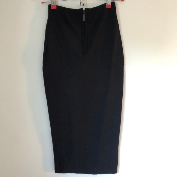 Super Sexy Kendall + Kylie Tight Knit Midi Skirt - Picture 2 of 2